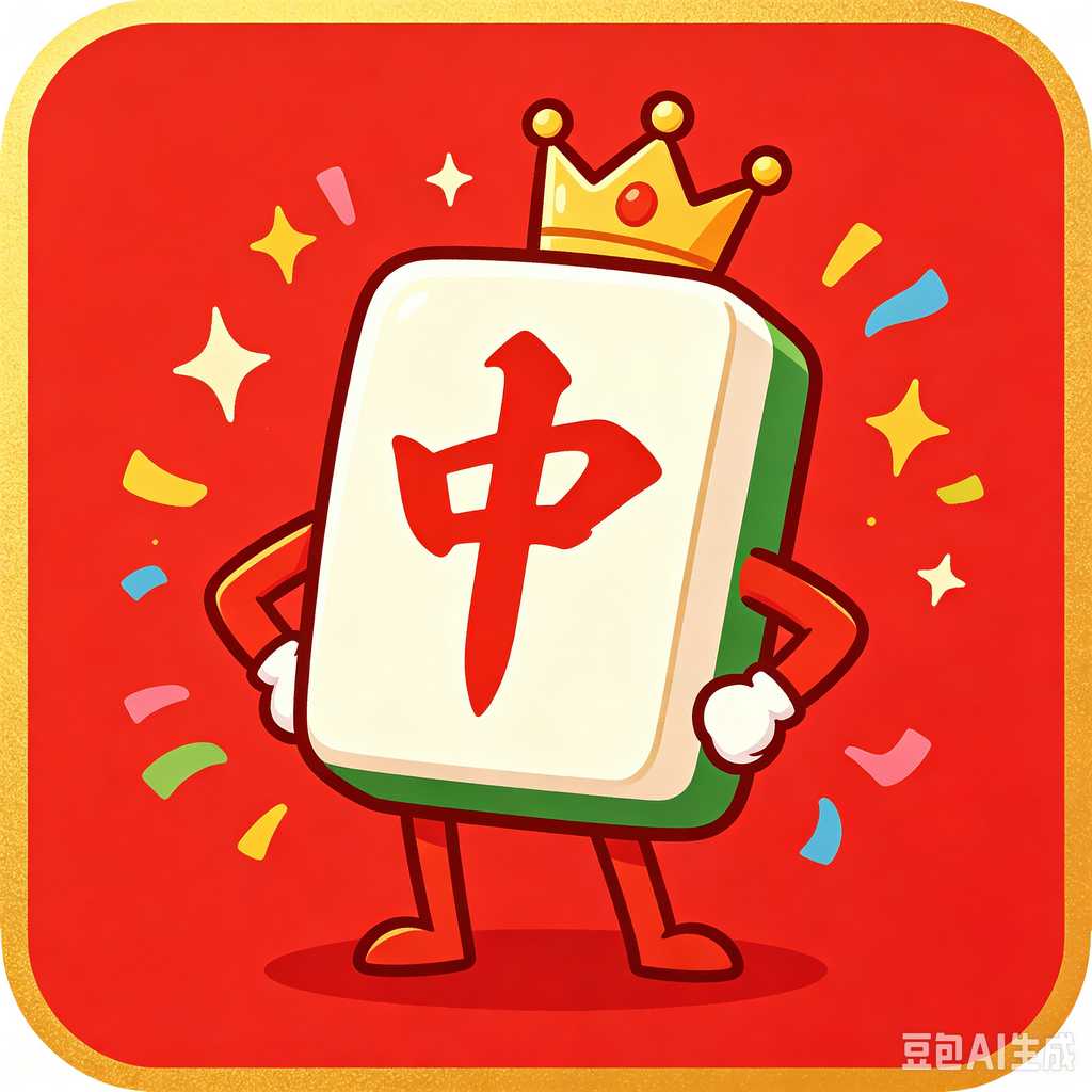 retro text mahjong tiles