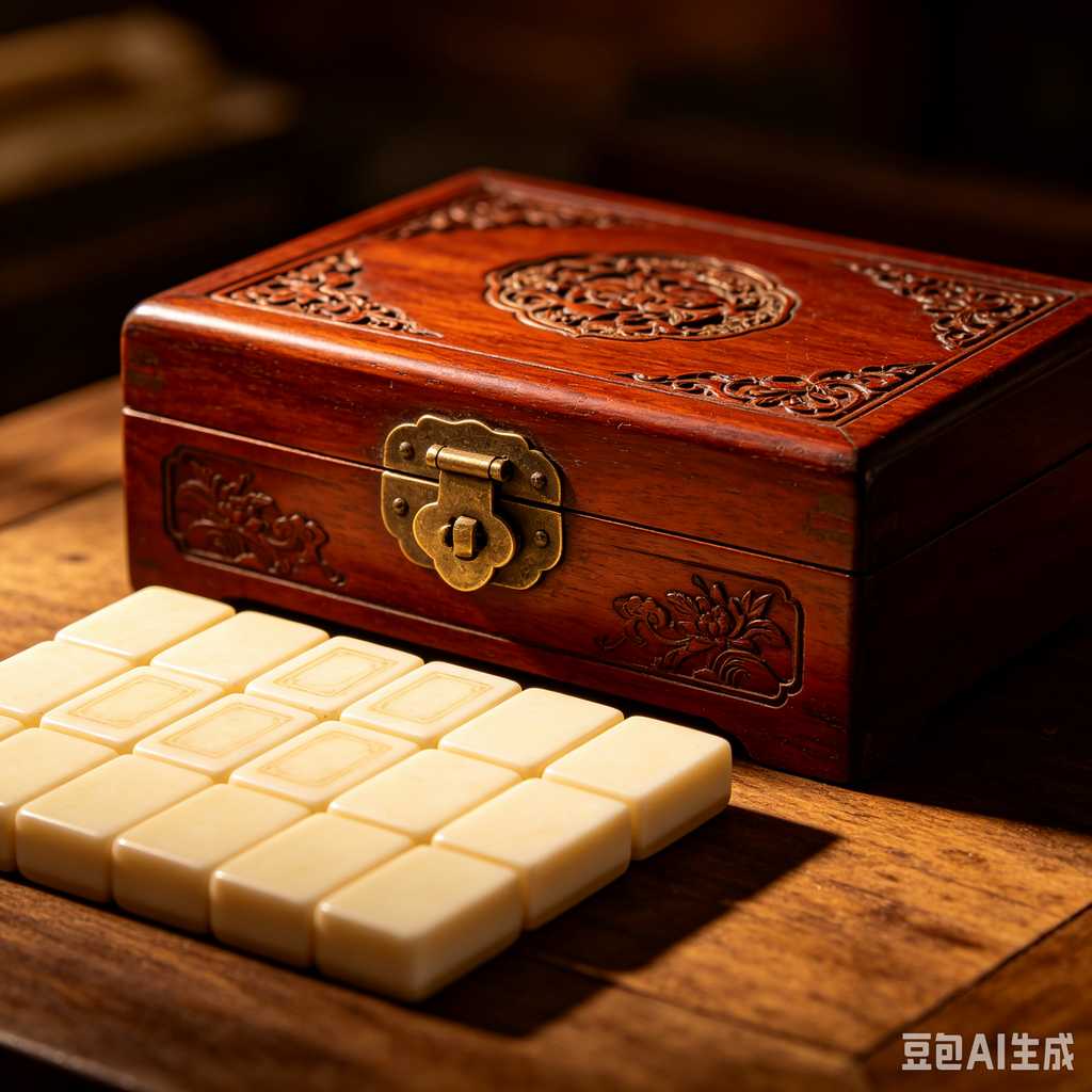 portable luxury mahjong set