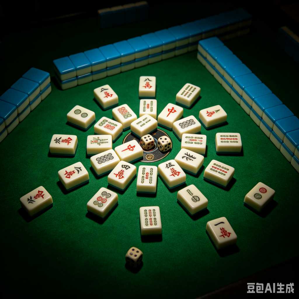 unique text mahjong tiles design